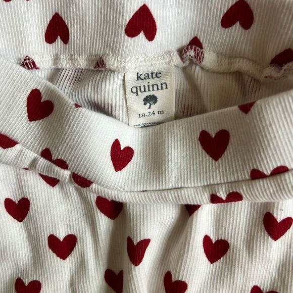 Kate quinn organics ribbed heart dress/bloomer set - Picture 6 of 8